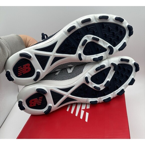 NEW New Balance navy blue Men\'s 4040 V4 Baseball Shoe Cleats size 12 EUR 46.5